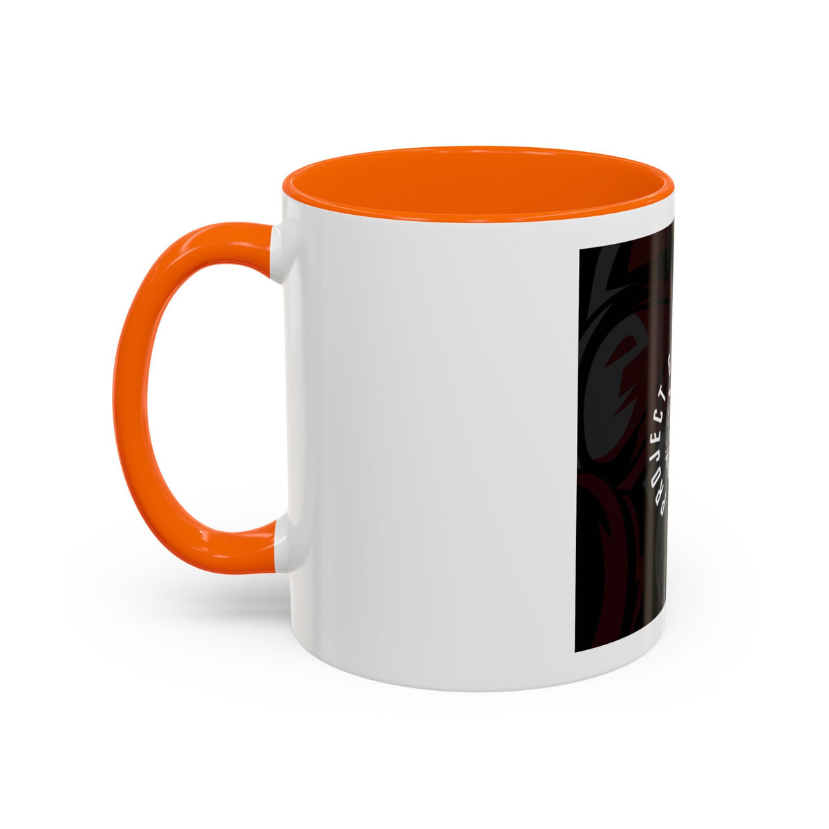 Project Ghost Fibers Coffee Mug — Skull Logo Accent Mug (11/15oz)