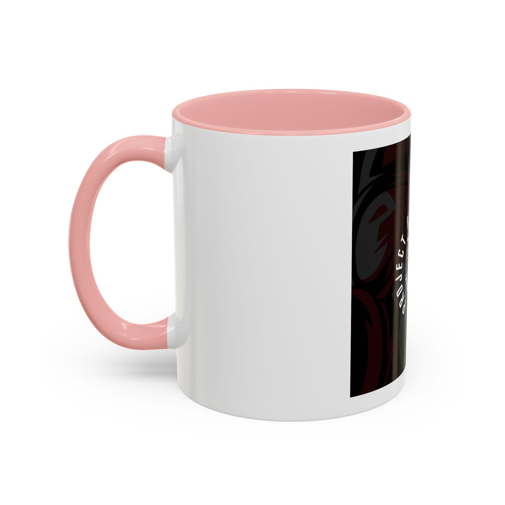 Project Ghost Fibers Coffee Mug — Skull Logo Accent Mug (11/15oz)