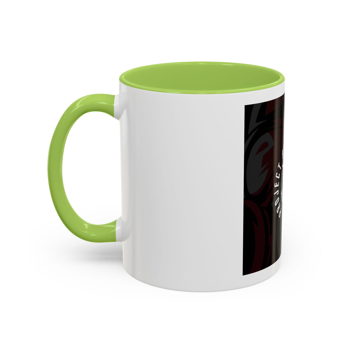 Project Ghost Fibers Coffee Mug — Skull Logo Accent Mug (11/15oz)