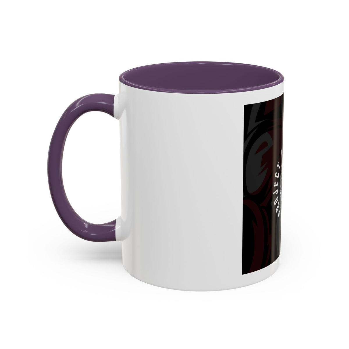 Project Ghost Fibers Coffee Mug — Skull Logo Accent Mug (11/15oz)