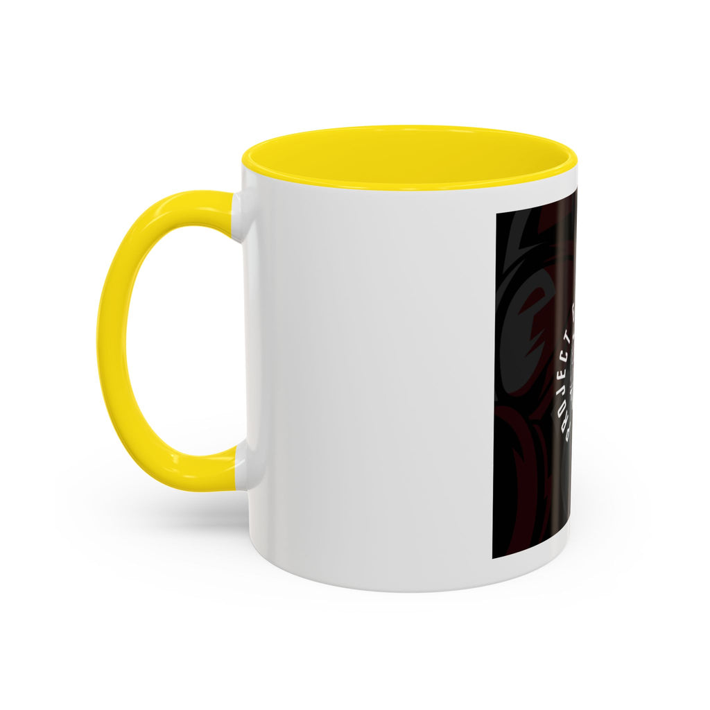 Project Ghost Fibers Coffee Mug — Skull Logo Accent Mug (11/15oz)