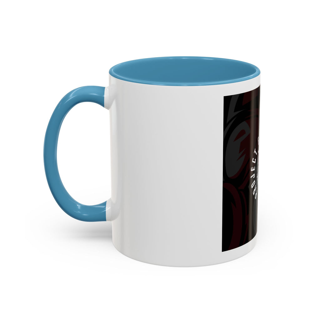 Project Ghost Fibers Coffee Mug — Skull Logo Accent Mug (11/15oz)