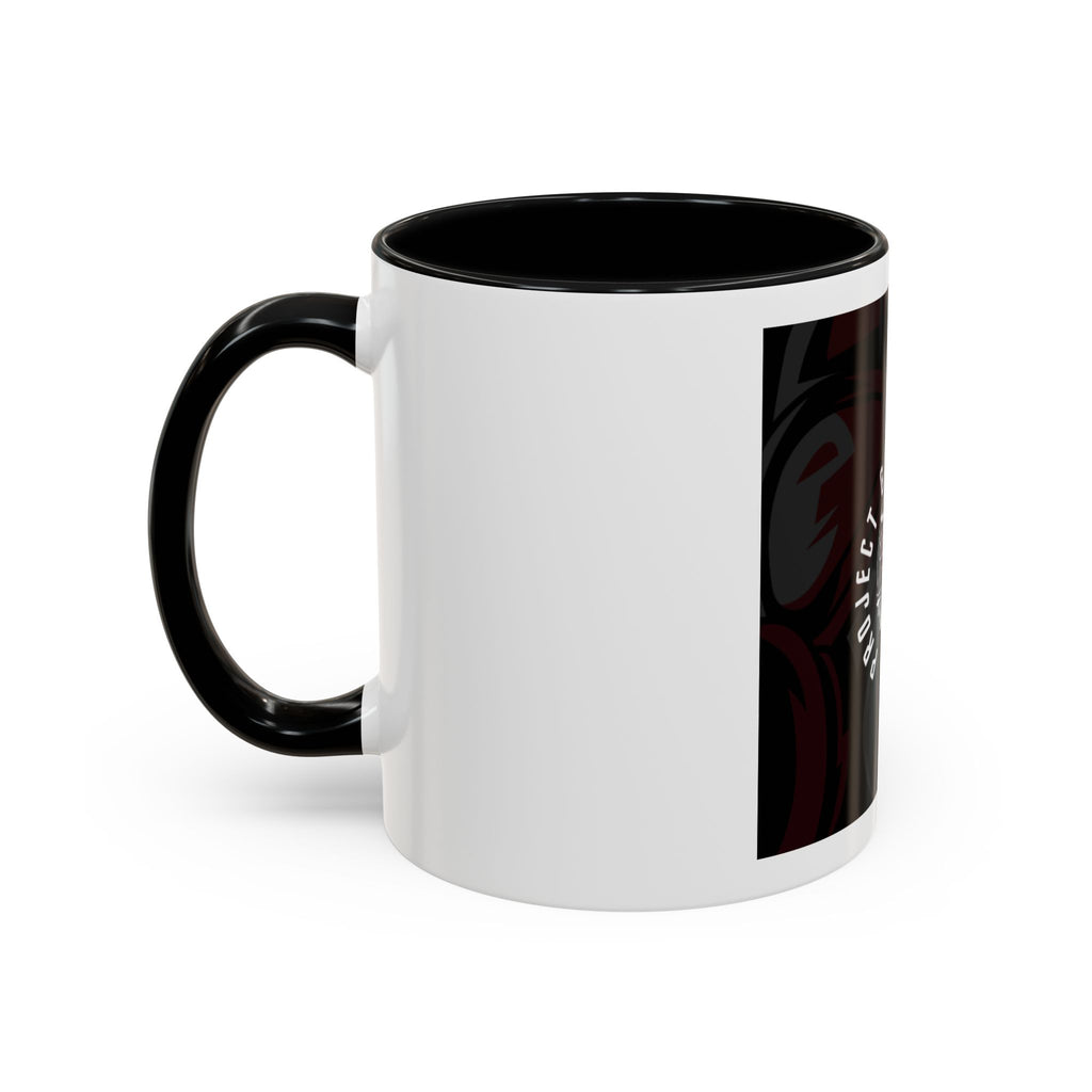 Project Ghost Fibers Coffee Mug — Skull Logo Accent Mug (11/15oz)