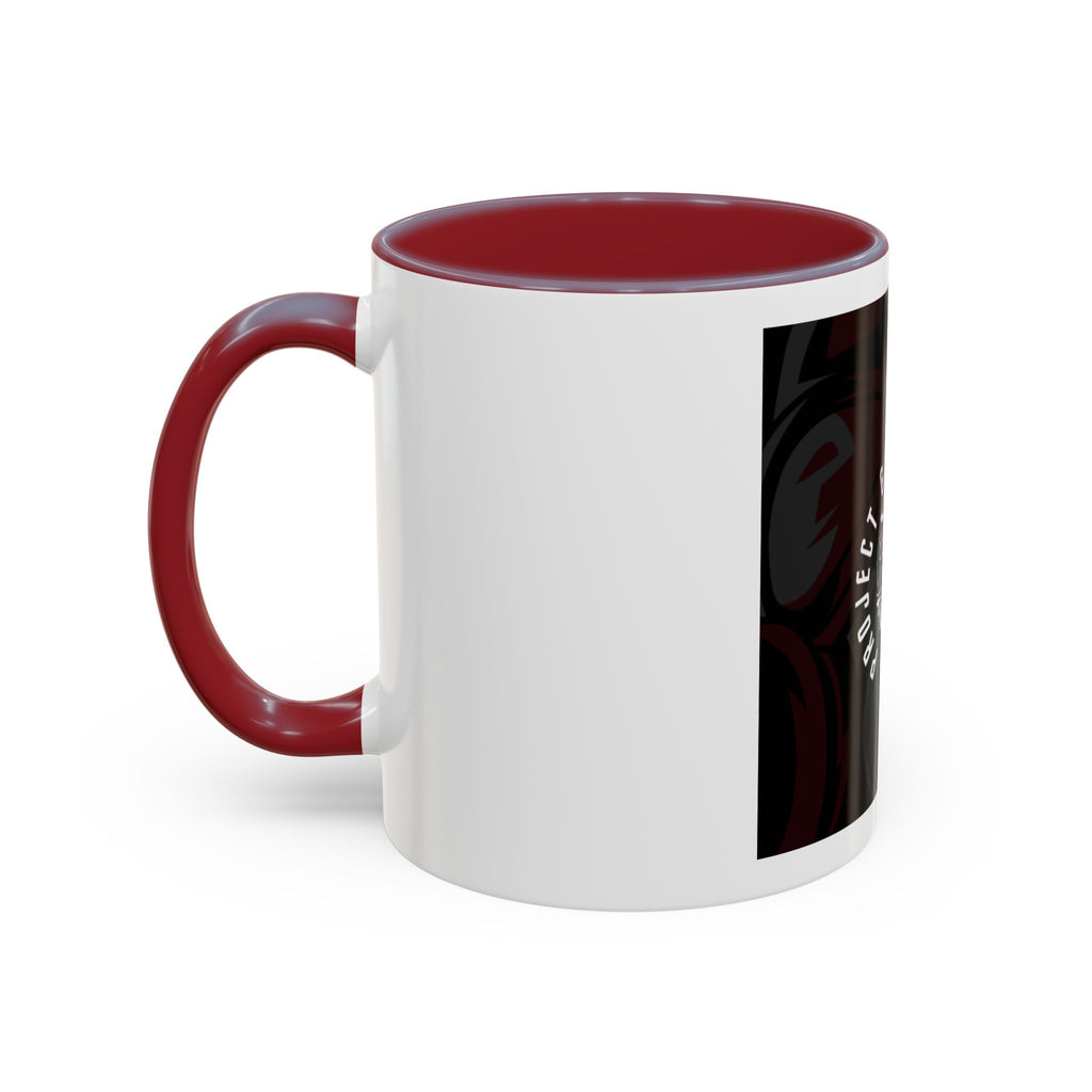 Project Ghost Fibers Coffee Mug — Skull Logo Accent Mug (11/15oz)