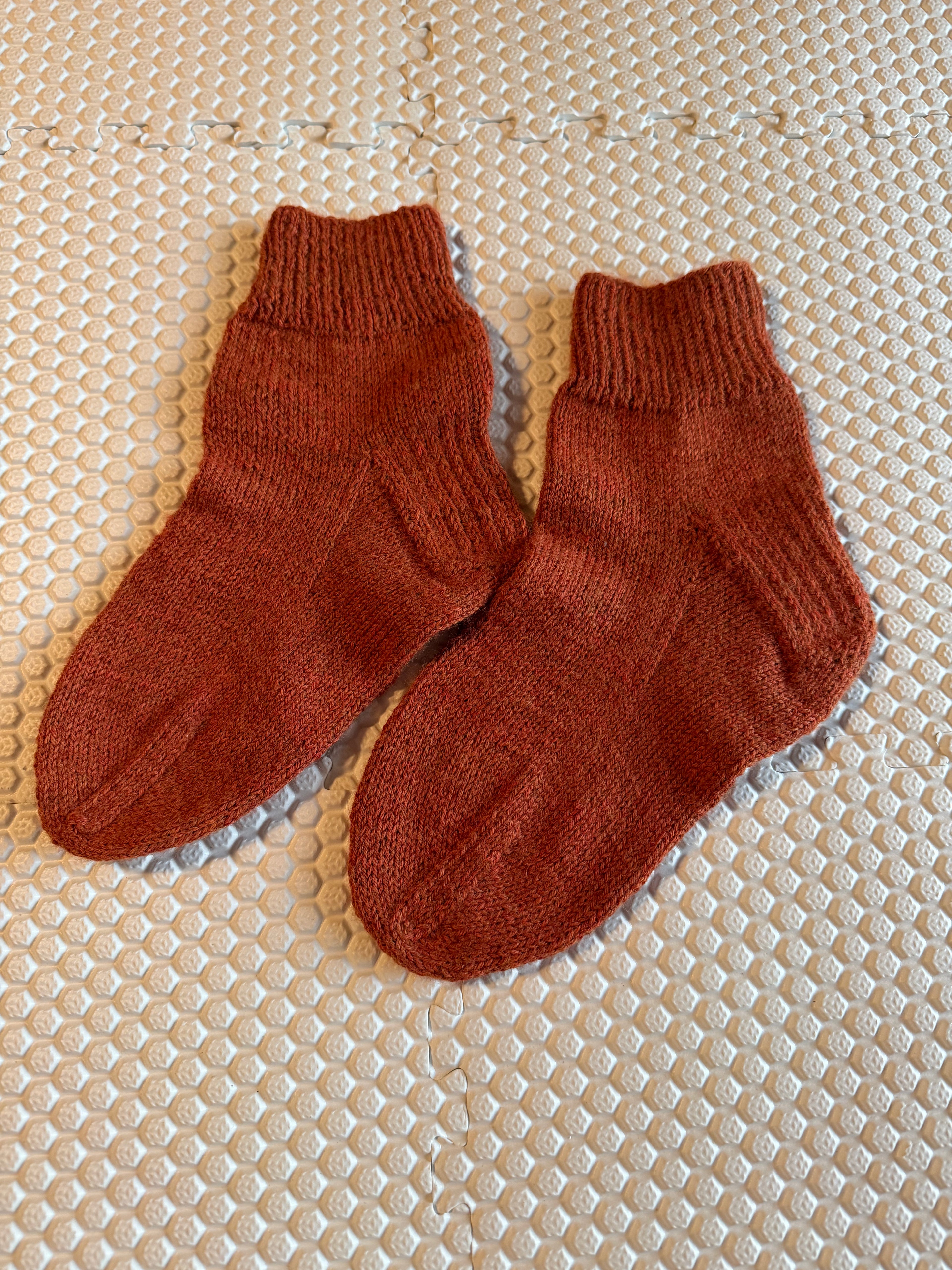 Custom Handknit Socks - Acrylic/Wool/Nylon Blend - Machine Washable and Dryable