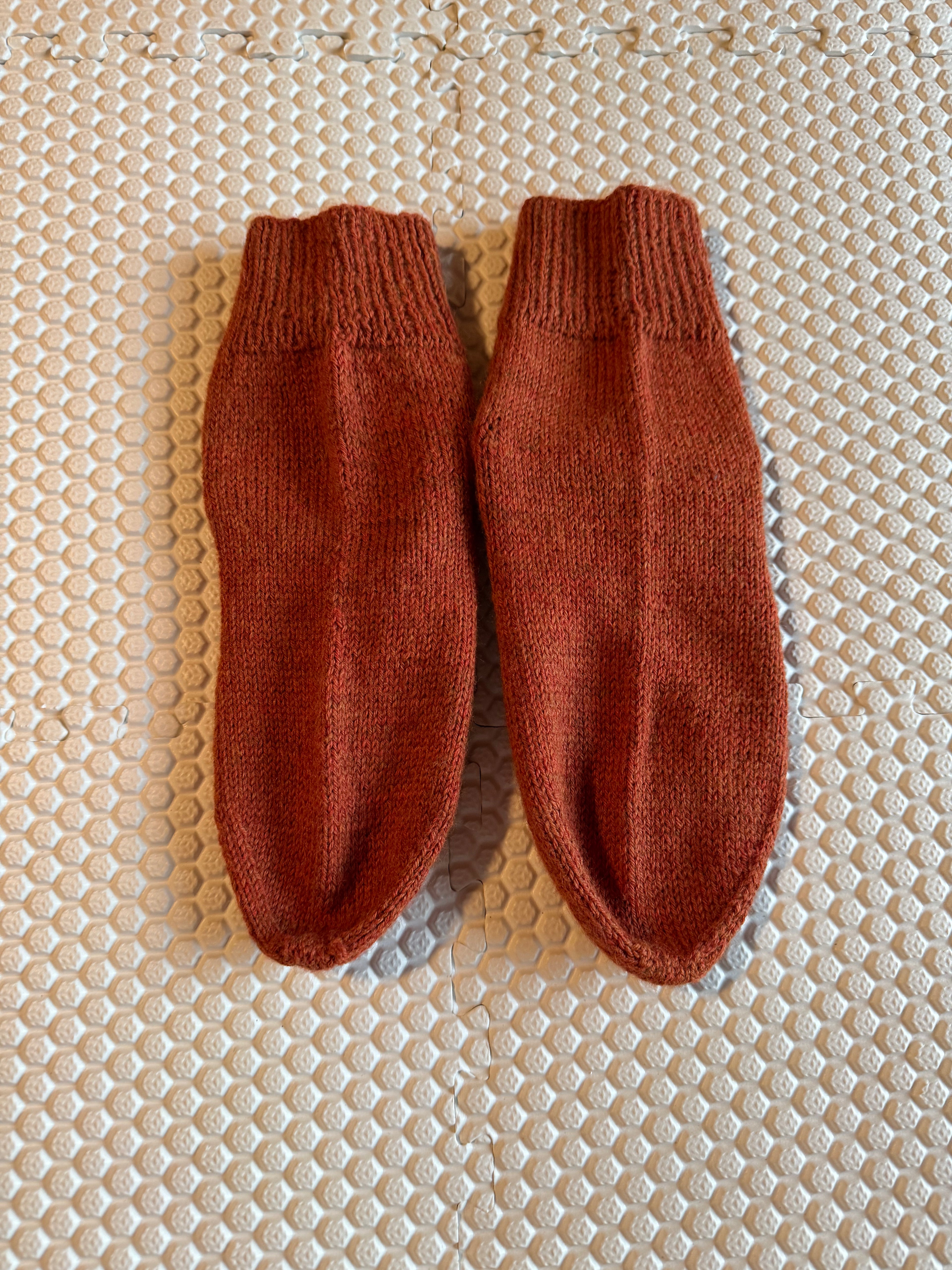 Custom Handknit Socks - Acrylic/Wool/Nylon Blend - Machine Washable and Dryable