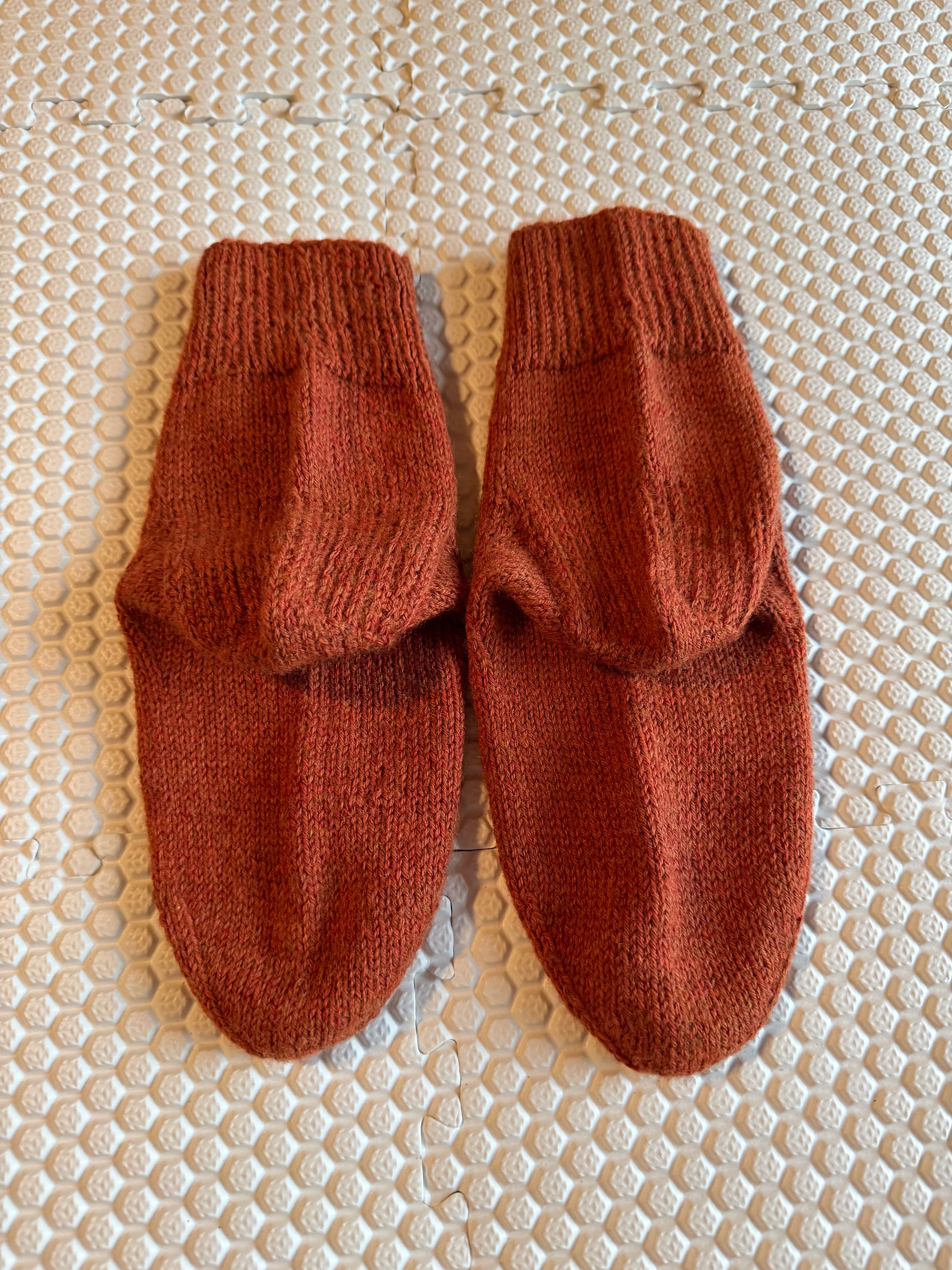 Custom Handknit Socks - Acrylic/Wool/Nylon Blend - Machine Washable and Dryable