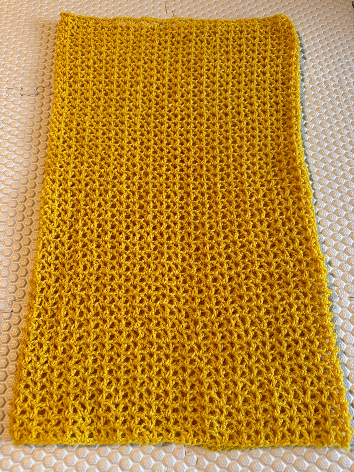 Sour Citrus Crochet Cowl - Acrylic/Wool/Nylon Blend - Handmade Scarf