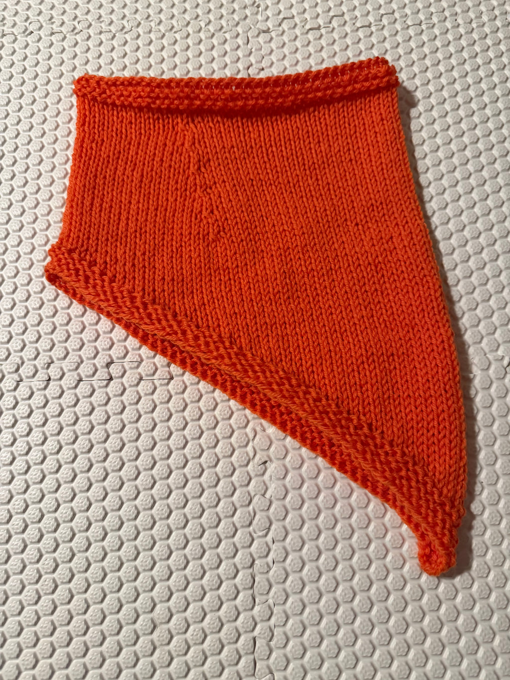 Pumpkin Patch Bandana Cowl - 100% Superwash Wool - Handknit Scarf