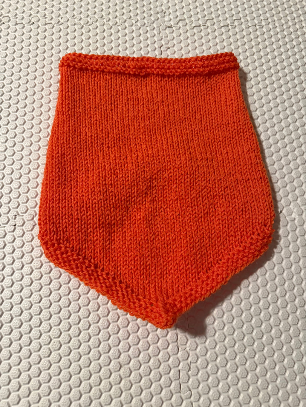 Pumpkin Patch Bandana Cowl - 100% Superwash Wool - Handknit Scarf