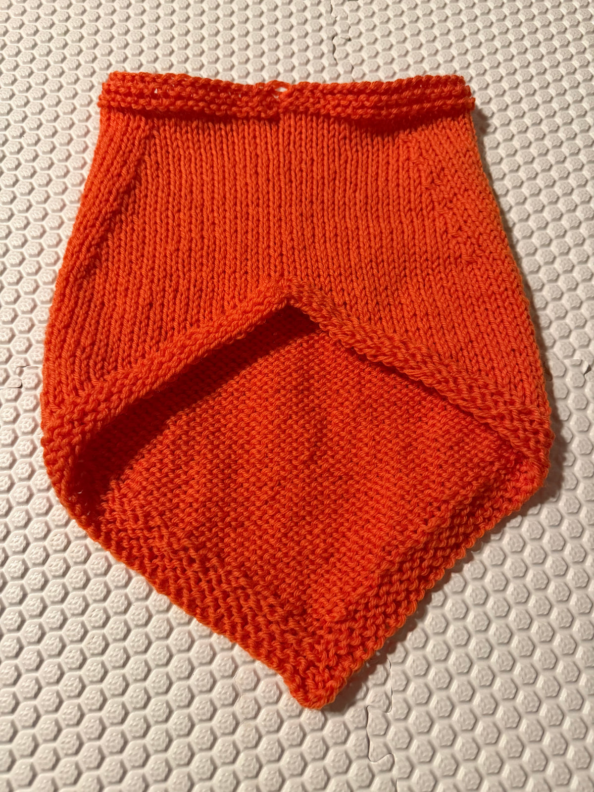 Pumpkin Patch Bandana Cowl - 100% Superwash Wool - Handknit Scarf